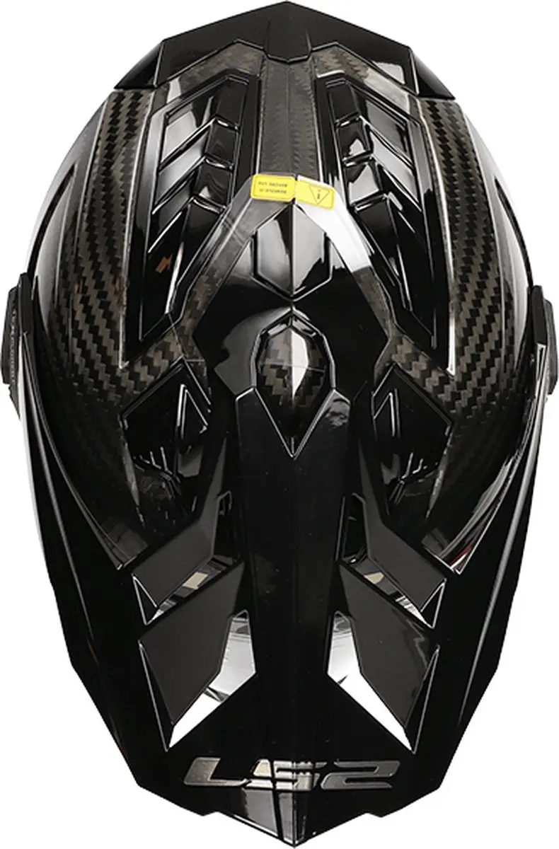 LS2 MX701 Explorer Motorhelm - XXL - Zwart - afbeelding 6 van 6
