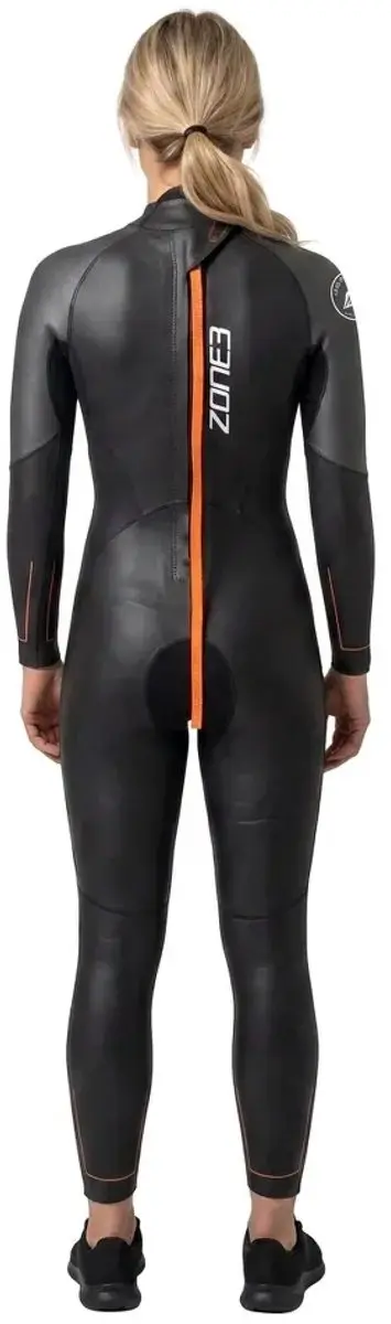 Zone3 Active-Flex Wetsuit Dames SM - Zwart/Orange - afbeelding 3 van 6