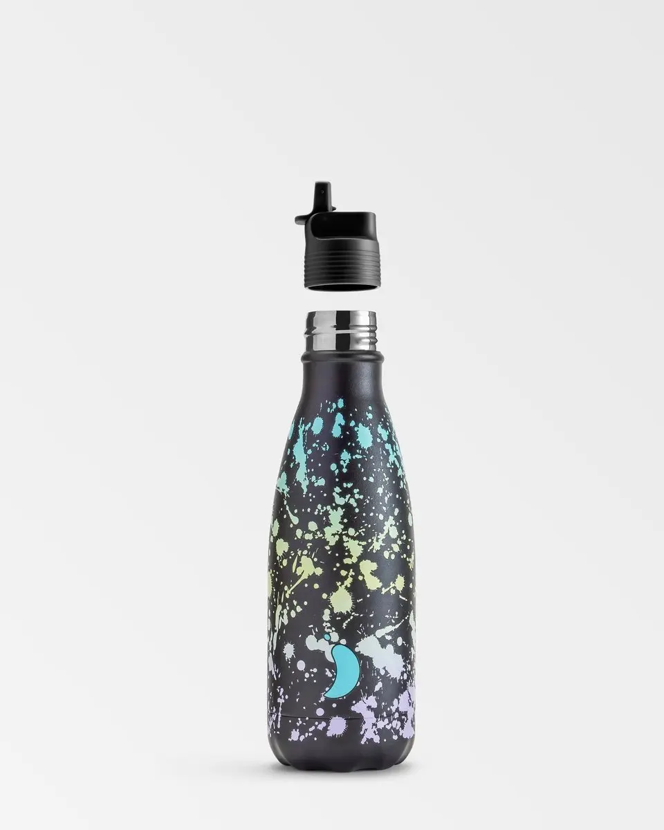 Chilly's Original Drinkfles 350ml - Zwart - afbeelding 4 van 4