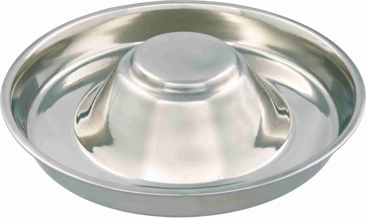Trixie Junior Roestvrijstalen Voerbak 38cm - 4L - Zilver - afbeelding 6 van 6