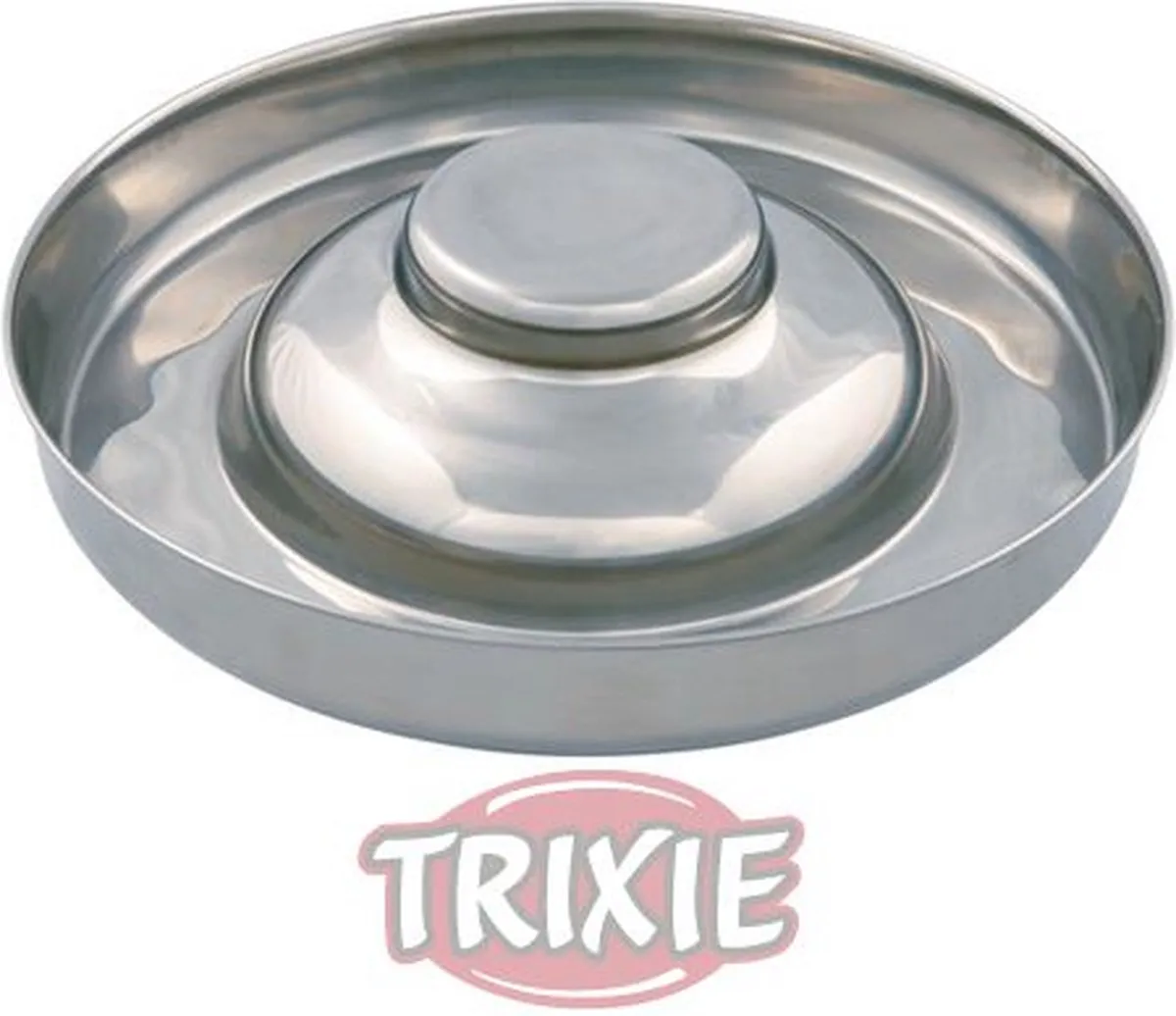 Trixie Junior Roestvrijstalen Voerbak 38cm - 4L - Zilver