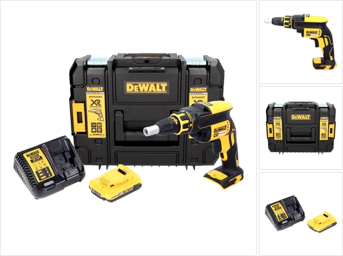 DeWalt DCF620D1 Accu-Schroevendraaier Gipsplaten 18V 30Nm