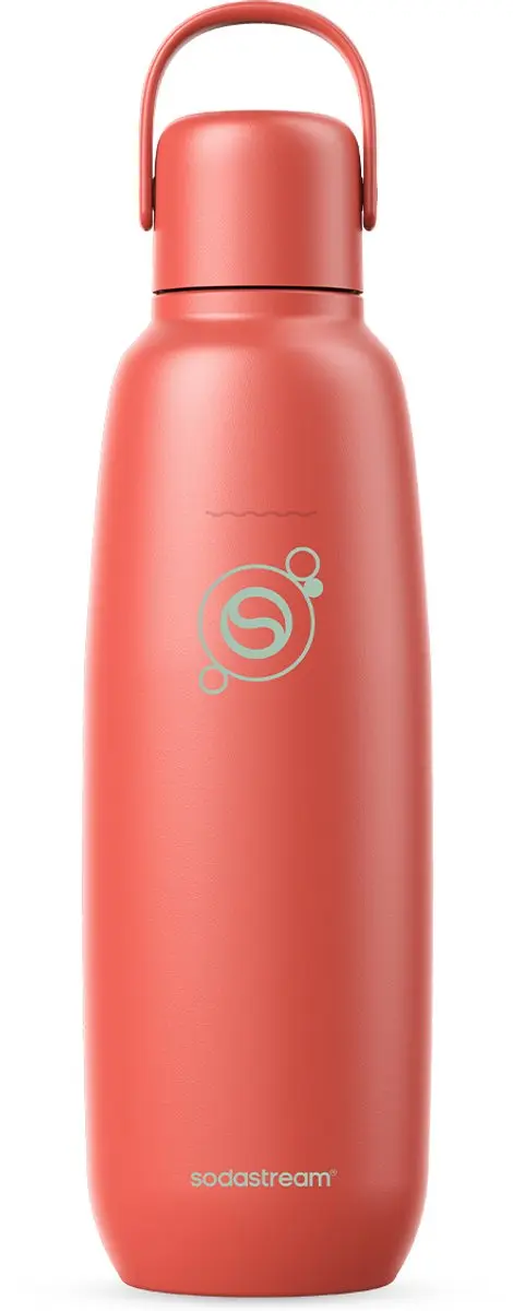 SodaStream Fizz & Go Roestvrijstalen Bruiswaterfles 0.9L