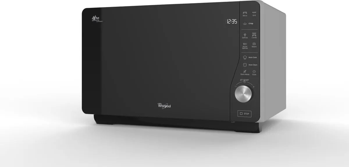 Whirlpool Extra Space MWF427SL Magnetron 800W - Zwart/zilver