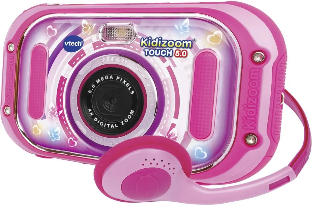 VTech KidiZoom Touch 5.0, Digitale camera voor kinderen, 5 jaar, Roze