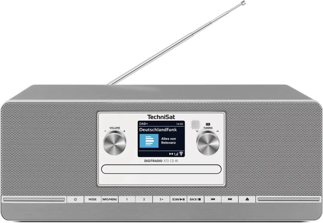 Technisat DigatRadio 372 CD IR - 10W - Zilver/Anthraciet - afbeelding 4 van 6
