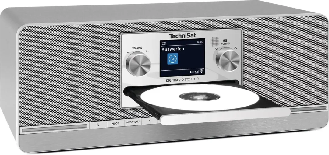 Technisat DigatRadio 372 CD IR - 10W - Zilver/Anthraciet - afbeelding 3 van 6
