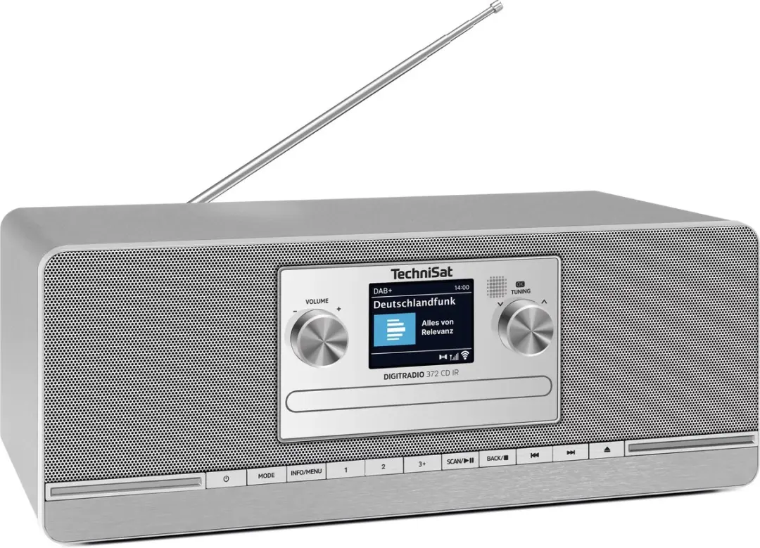 Technisat DigatRadio 372 CD IR - 10W - Zilver/Anthraciet - afbeelding 5 van 6