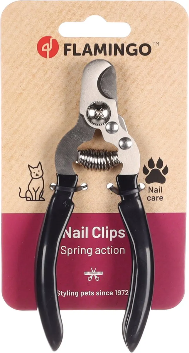 Flamingo Claw Nippers voor Katten - Zwart