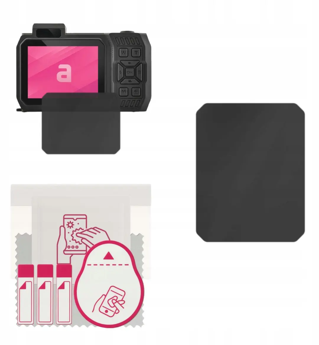 Apgo Hybride Privacy Glas voor Agfaphoto WP9500