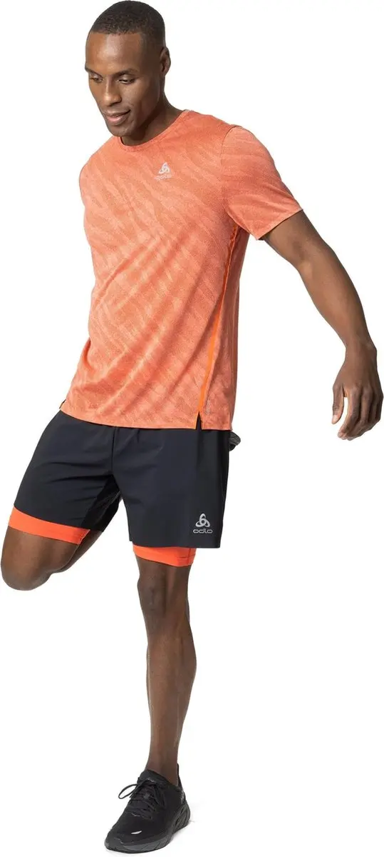 Odlo T-shirt Crew Neck S/s Zeroweight Heren Maat S