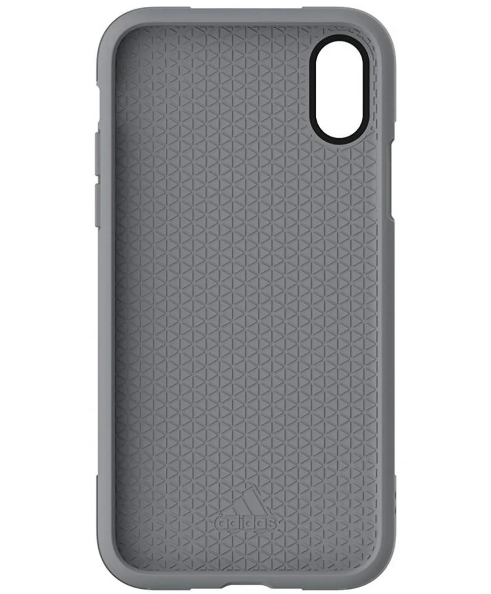 Adidas Solo Case iPhone X/XS - Zwart Grijs