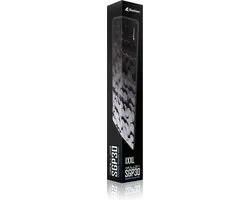Sharkoon Skiller SGP30 Muismat XXL 900x400mm - Hex - Zwart/Grijs