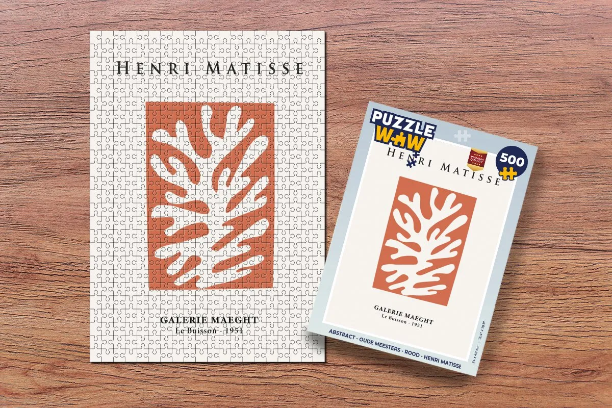 PuzzleWow Abstract Oude Meesters Legpuzzel 500 Stuks - Henri Matisse - Multicolor