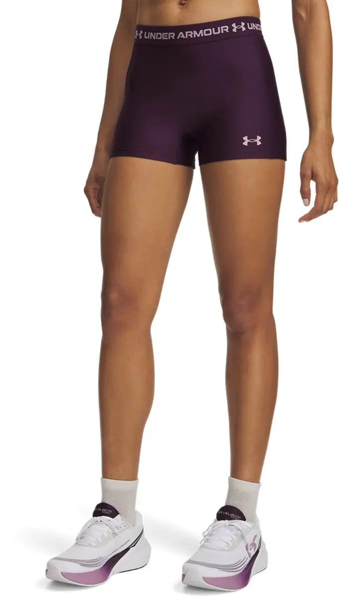 Under Armour HeatGear Shorty-PPL Dames Sportbroek - Paars/Roz - afbeelding 6 van 6