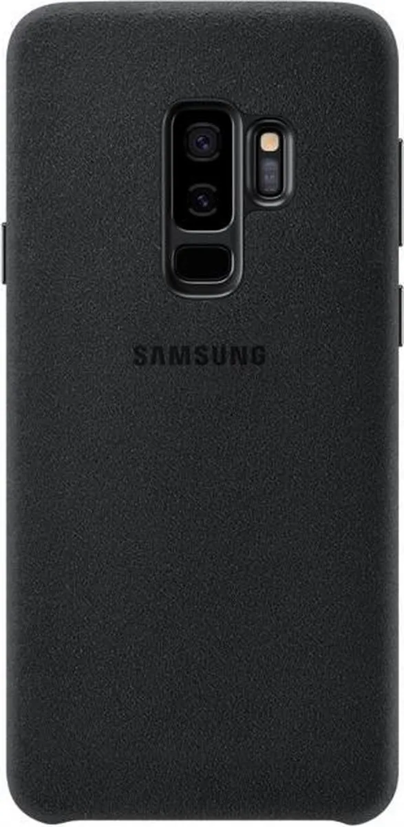 Samsung Alcantara Cover EF-XG965ABEGWW - Galaxy S9+ - Donkergrijs