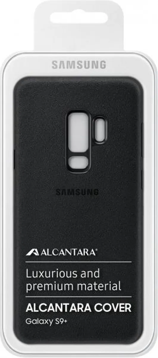 Samsung Alcantara Cover EF-XG965ABEGWW - Galaxy S9+ - Donkergrijs - afbeelding 6 van 6