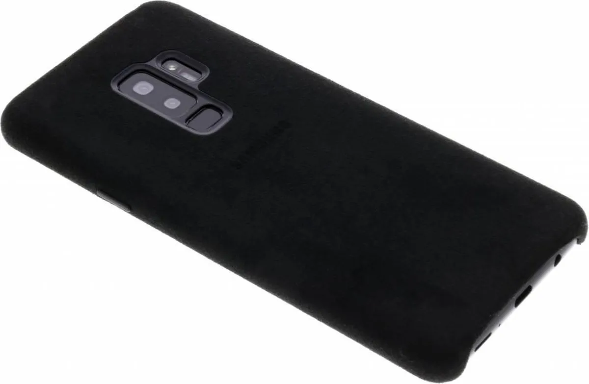Samsung Alcantara Cover EF-XG965ABEGWW - Galaxy S9+ - Donkergrijs