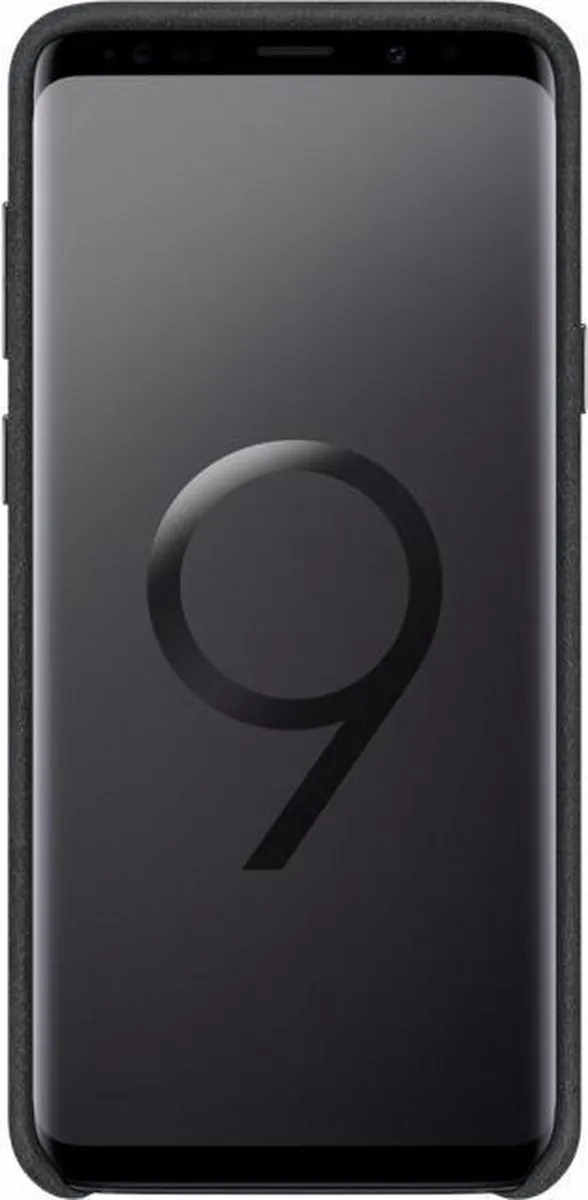 Samsung Alcantara Cover EF-XG965ABEGWW - Galaxy S9+ - Donkergrijs