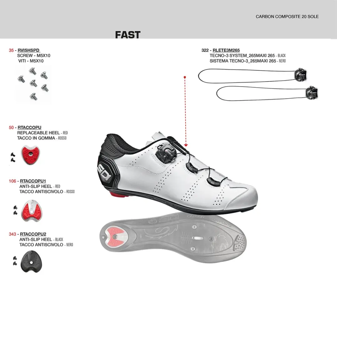 Sidi Fast Raceschoenen FASTNERO47 - 47 - afbeelding 4 van 4