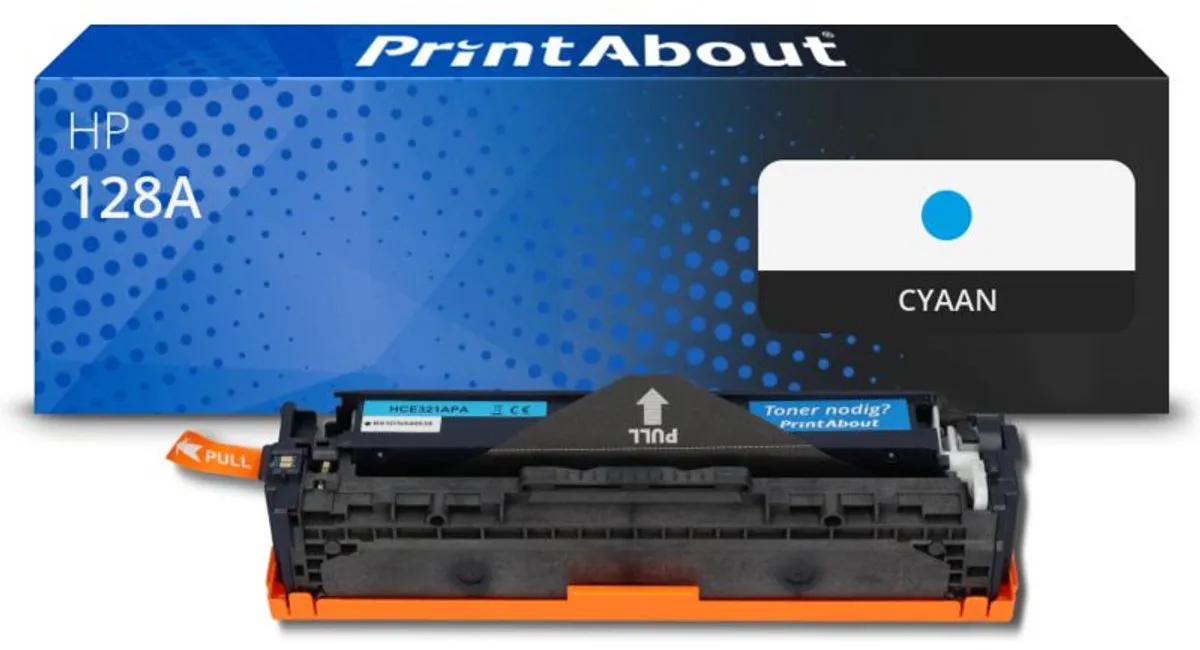 PrintAbout HP 128A CE321A Toner Cyaan