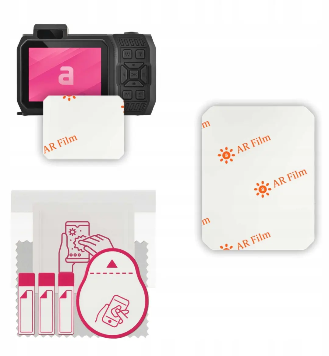AgfaPhoto WP9500 Hybride Anti-Reflectie Glasfolie AR