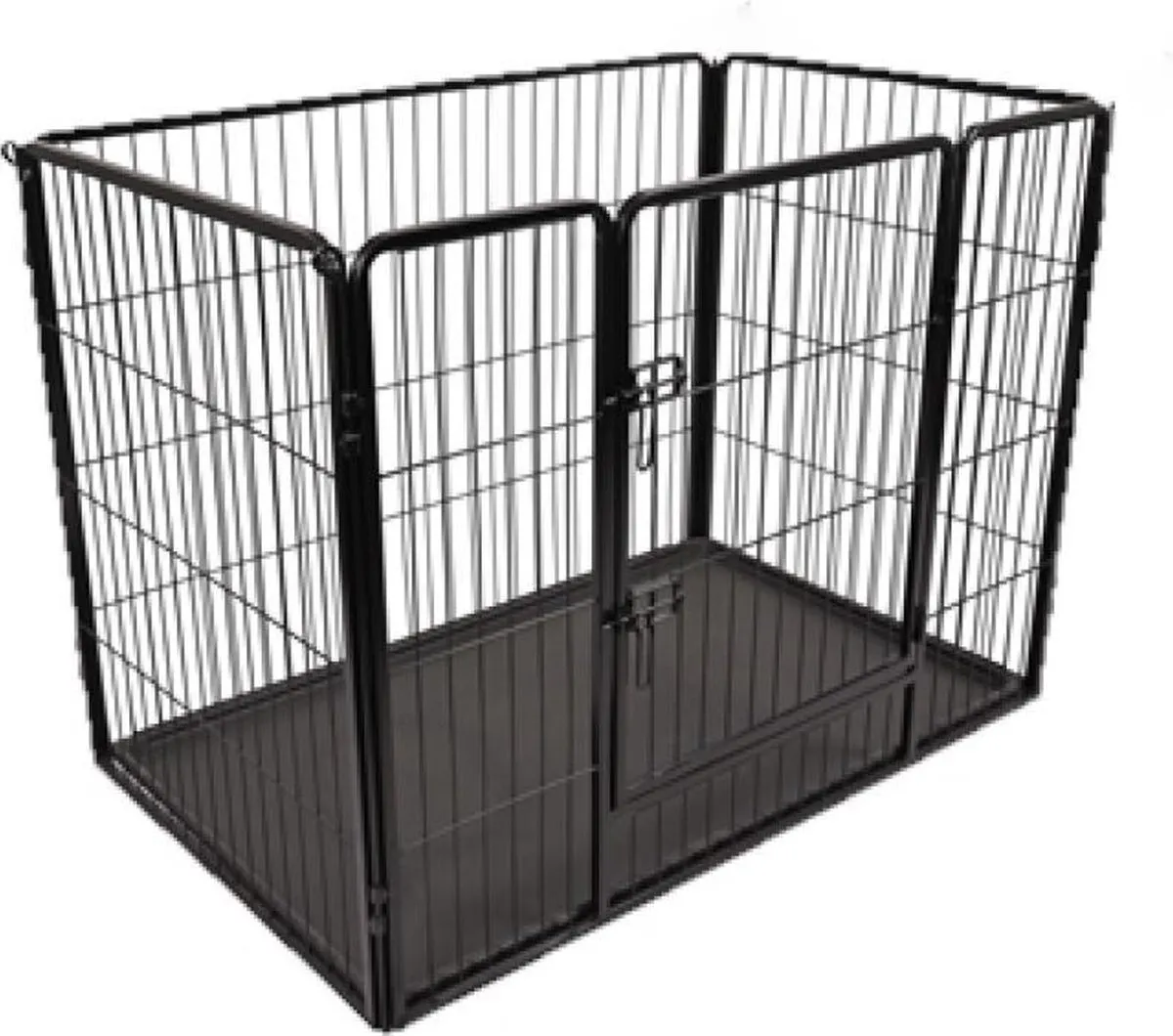 Flamingo Kazan Puppyren 122x75x90cm - Zwart