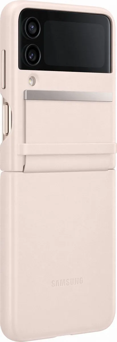 Samsung Leren Cover Galaxy Z Flip4 - Roze - EF-VF721LPEGWW