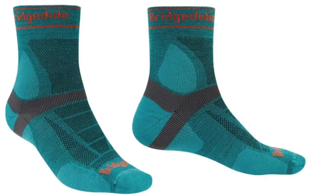 Bridgedale Trail Run Ultralight T2 Merino Sport ¾ Crew Sokken Blauw EU 36-39 Ma
