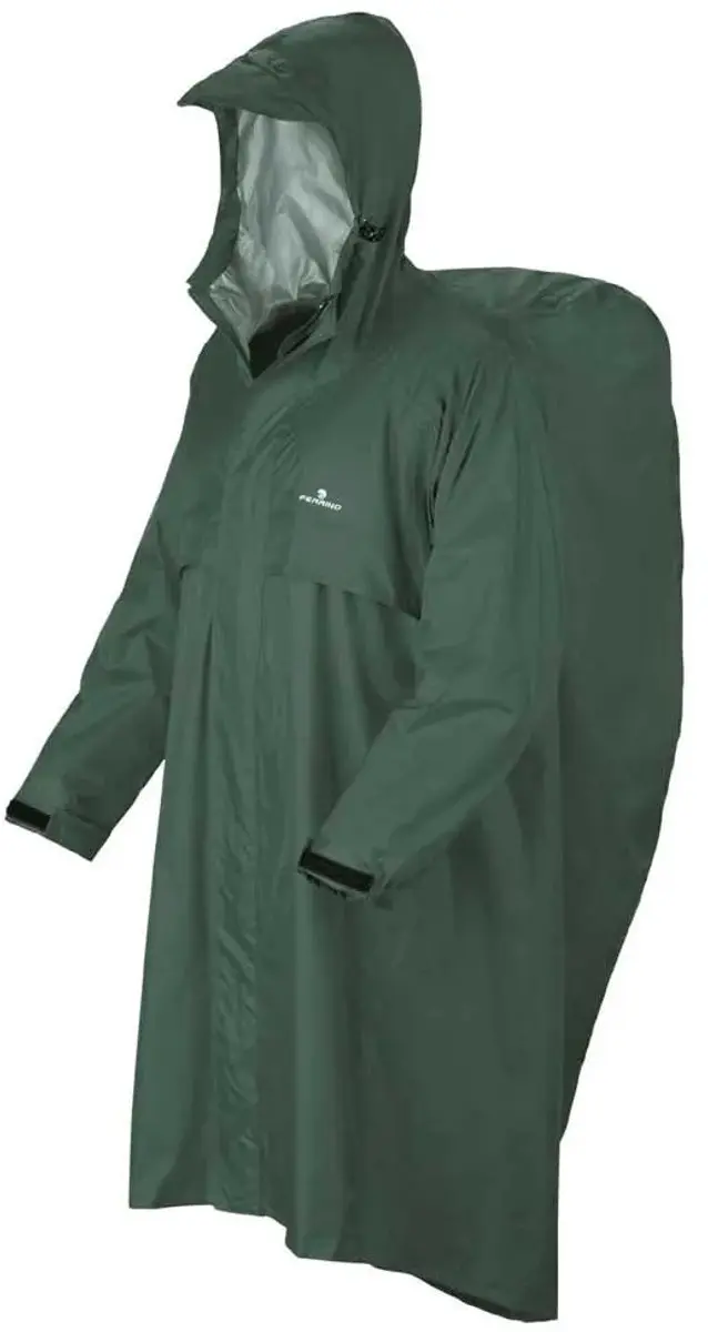 Ferrino Todomodo Ripstop Poncho L/XL - Olijfgroen - afbeelding 2 van 2