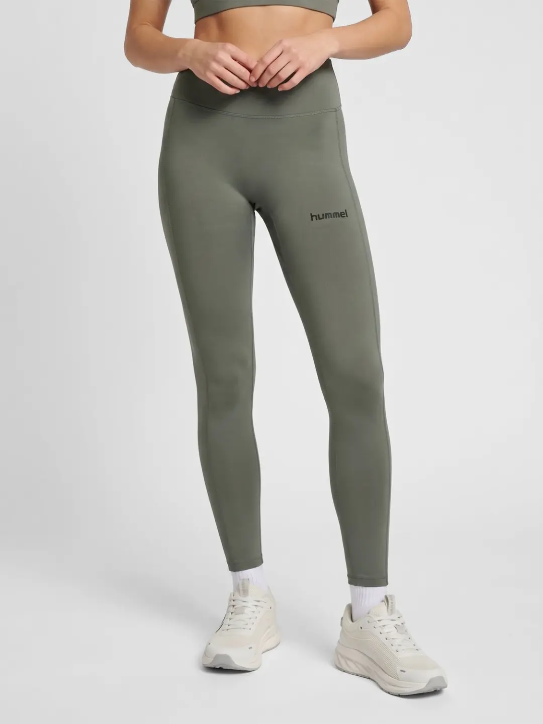 Hummel Prima Legging Dames - M - Castor Grijs - afbeelding 5 van 6