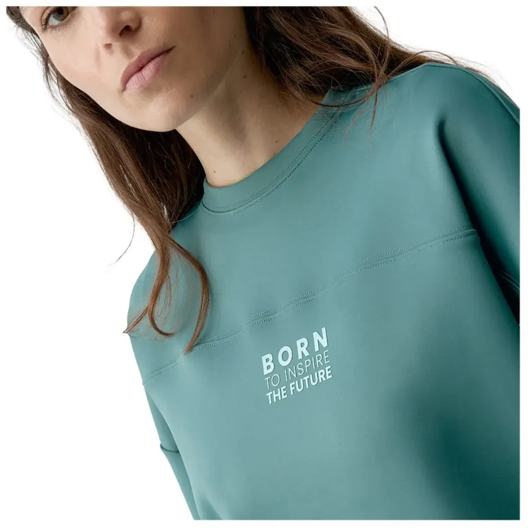 Born Living Yoga Lionel Sweatshirt - Groen S - afbeelding 3 van 4