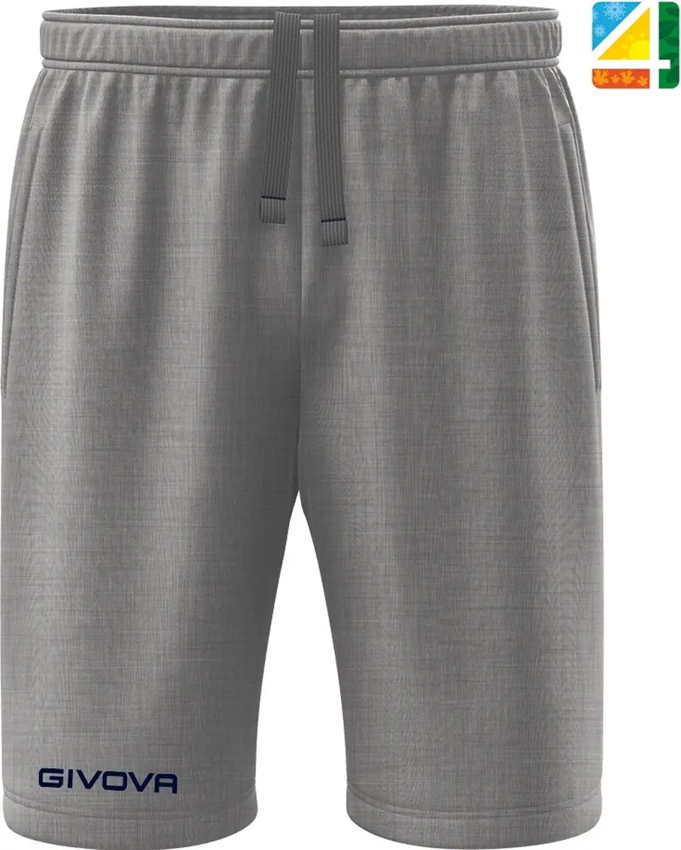 Givova Friend Katoenen Shorts Grijs 2XL-3XL - afbeelding 2 van 4