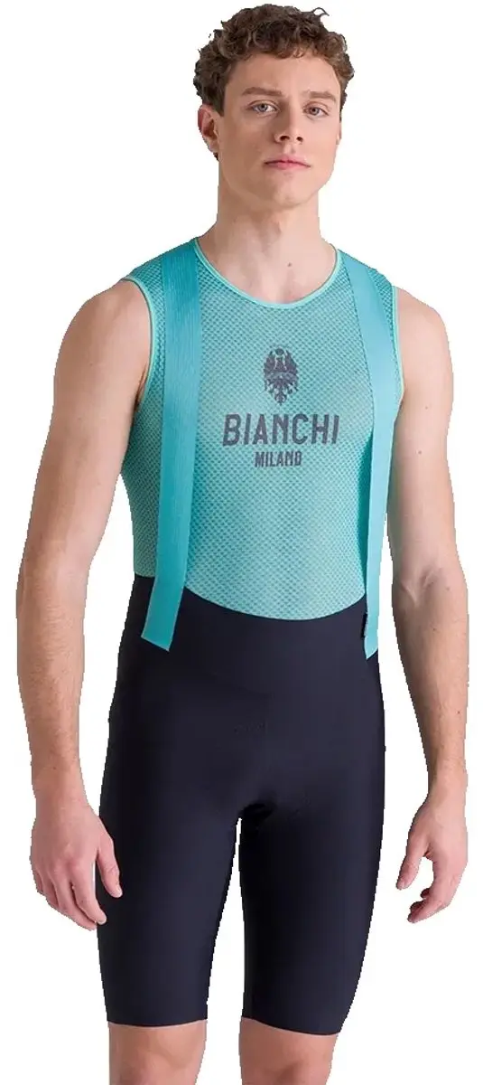 Santini Bianchi Milano Race 2025 Fietsbroek Blauw L Man