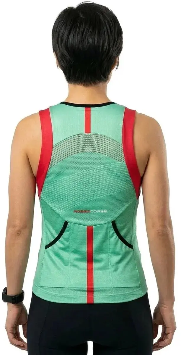 Castelli Free Tri Rosso Mouwloze Top - S - Multicolor - afbeelding 2 van 2