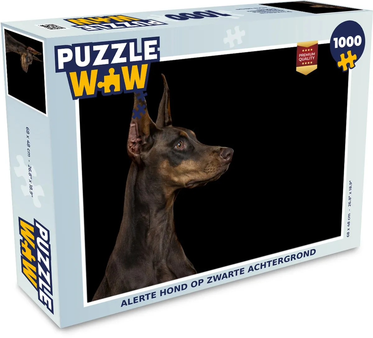 PuzzleWow Legpuzzel Alerte Hond 1000 Stuks