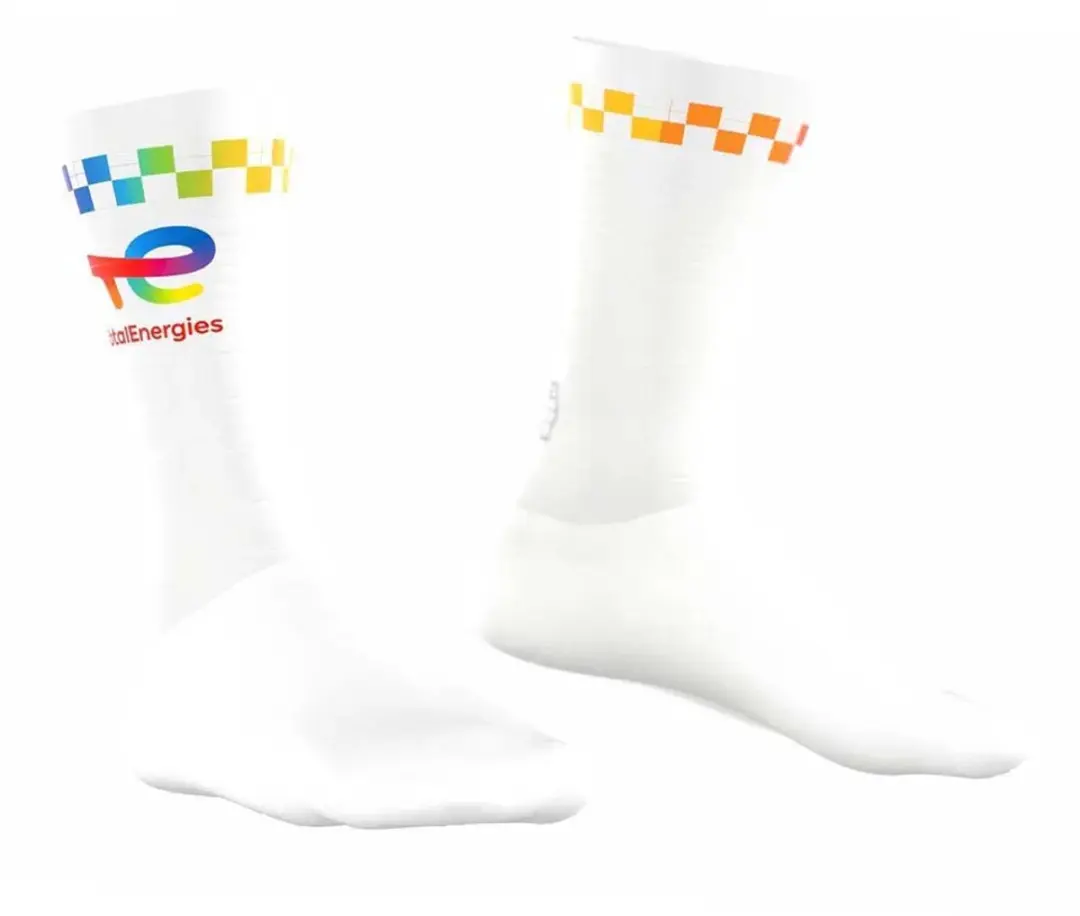 Bioracer Team TotalEnergies 2026 Sokken Wit