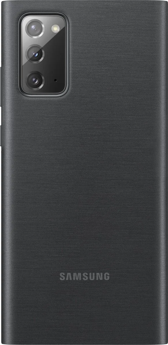 Samsung Galaxy Note20 LED View Hoesje - Zwart