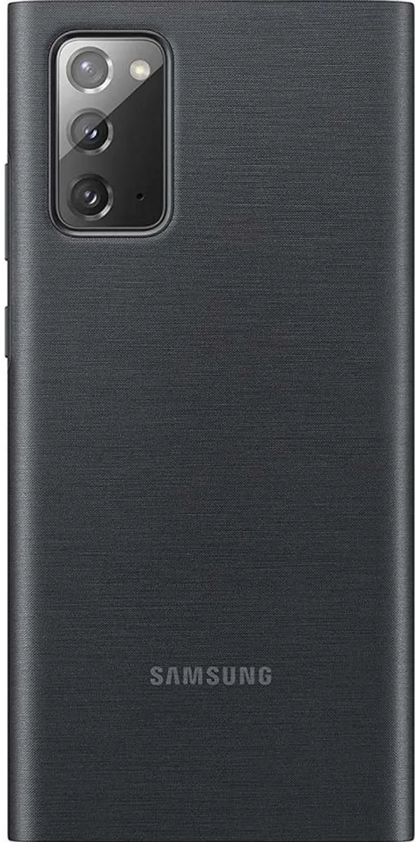 Samsung Galaxy Note20 LED View Hoesje - Zwart