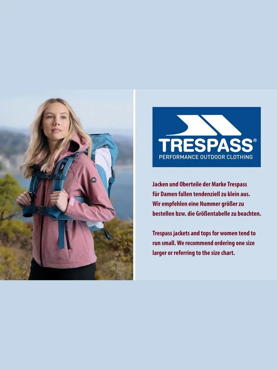 Trespass Daytrip Damesjas - XS - Blauw - afbeelding 5 van 5