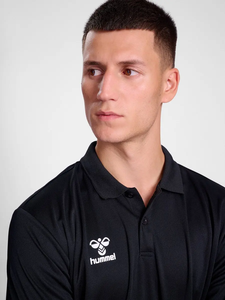 Hummel Essentiële Polo XL - Zwart - afbeelding 5 van 6