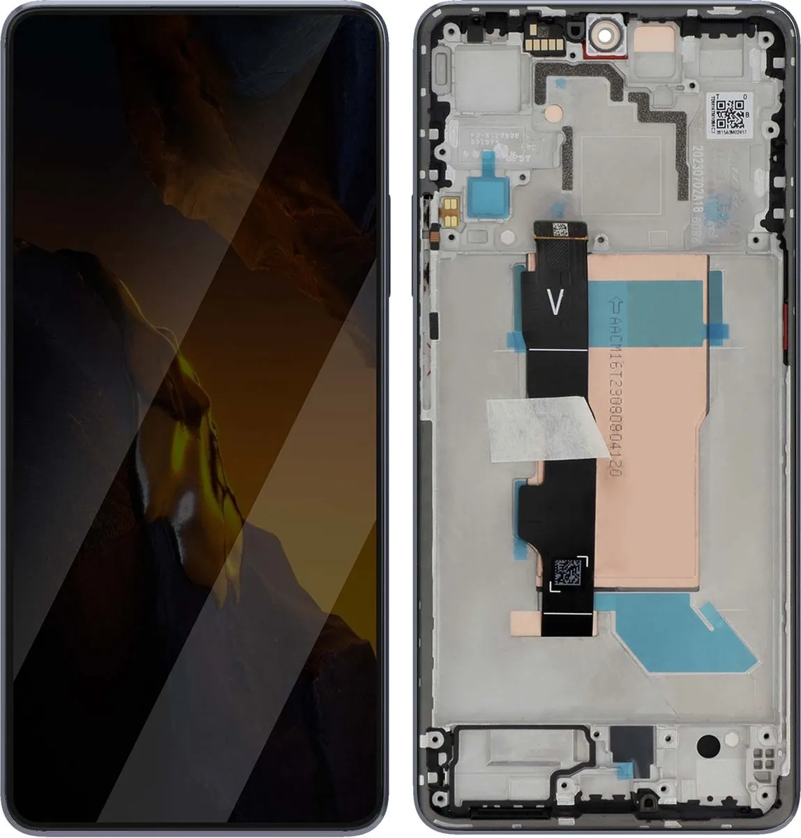 Xiaomi Poco F5 5G Origineel Scherm - Zwart