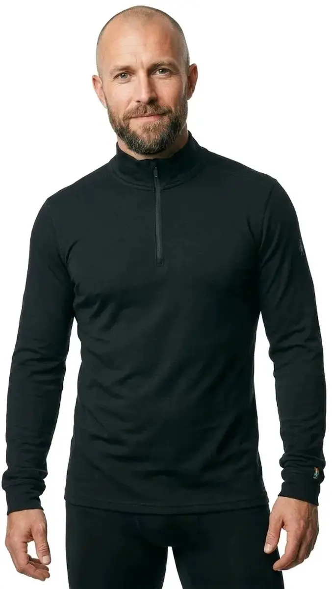 Smartwool Classic All-Season Merino Sweatshirt L - Zwart - afbeelding 2 van 3