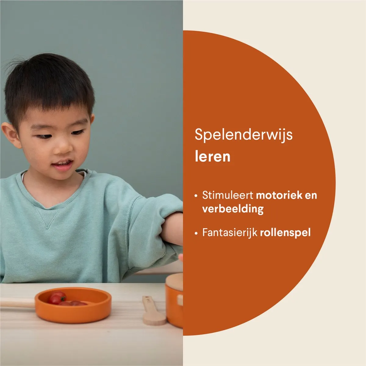 Trixie Mr. Fox Houten Kookset - Speelgoed Keukengerei