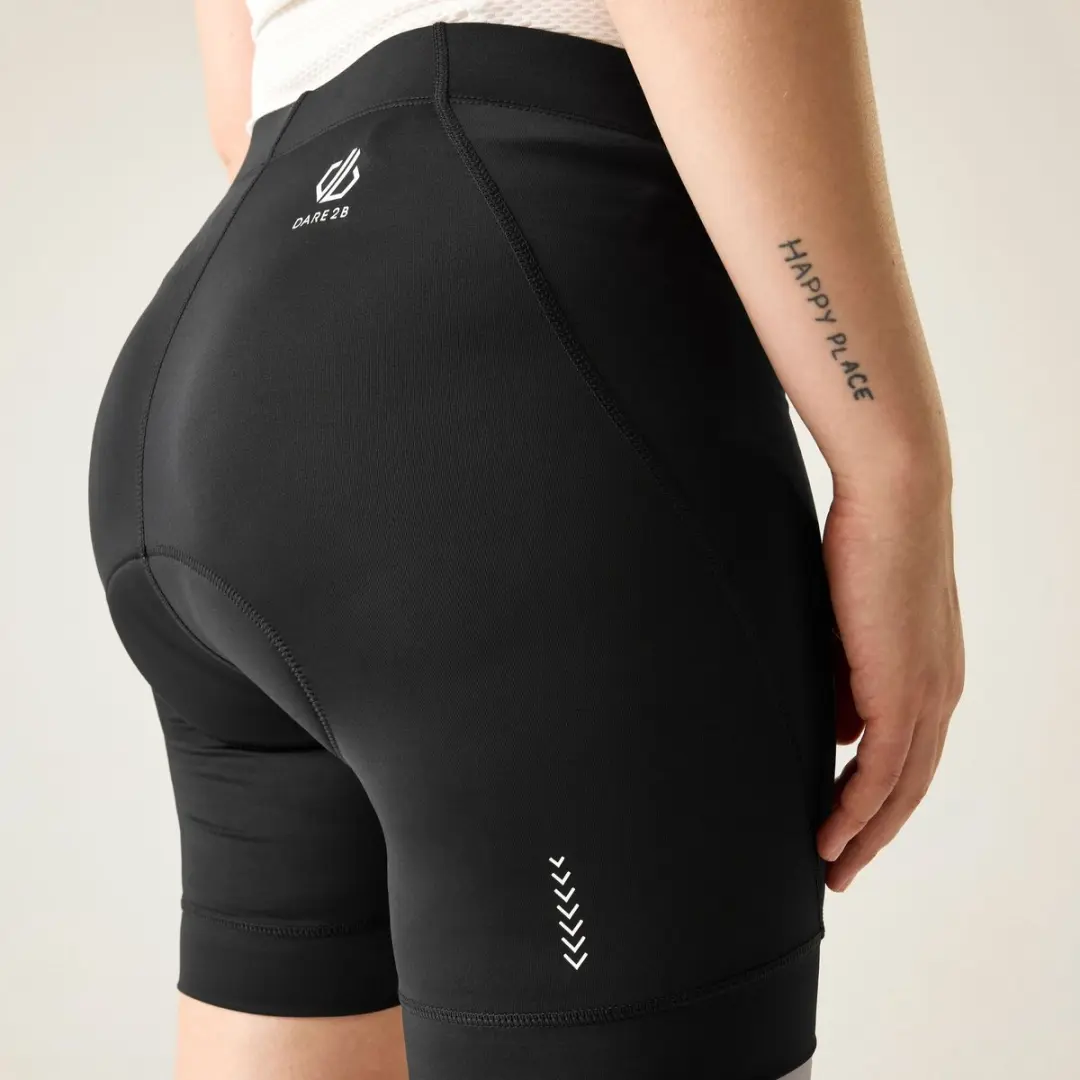 Dare 2b Habit Fietsbroek Dames - Zwart M - afbeelding 3 van 6