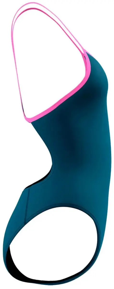 Speedo Solid Turnback Zwemkleding 30 - Blauw - afbeelding 3 van 4