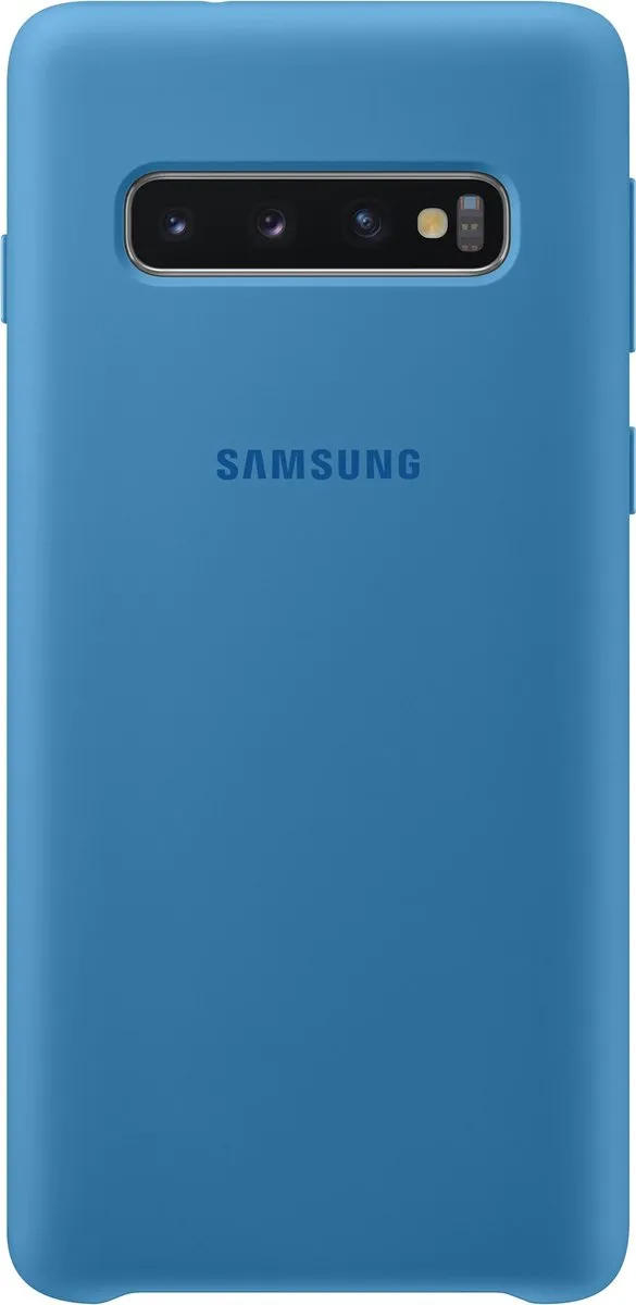 Samsung Silicone Cover Galaxy S10 - Blauw