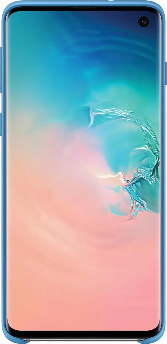 Samsung Silicone Cover Galaxy S10 - Blauw