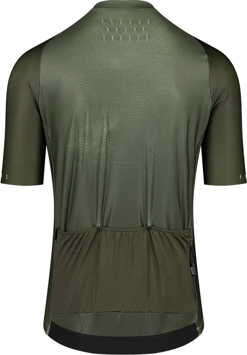 BIORACER Icon Coldblack Fietsshirt voor Heren Groen