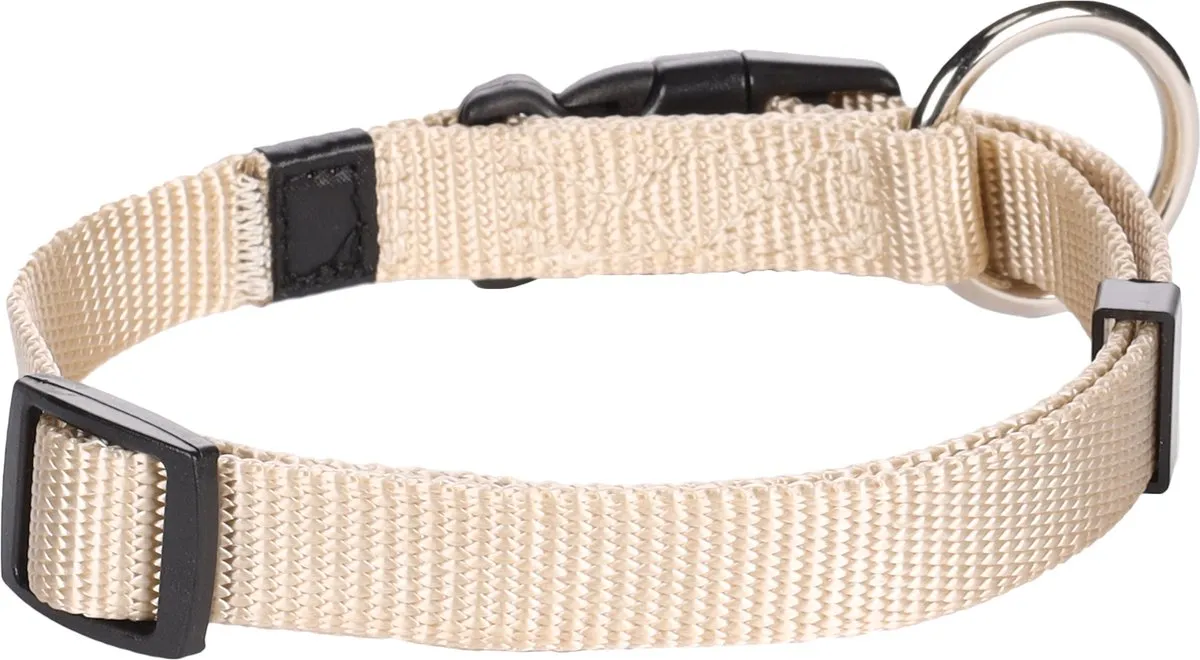 Flamingo Ziggi Halsband - Beige - 30-45cm